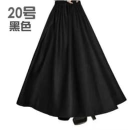 TIYIHAILEY-Women's Long Maxi Thick A-line Skirts, Elastic Waist, Plaid Woolen Skirts, Warm with Pocket, Winter, New Custom Made