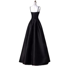 French Strapping Dress Tiktok 2026new French Black Suspender Slim Dress Student Art Examination Banquet High Waist Evening Dress