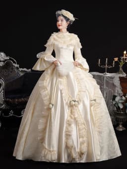 Rococo Baroque Marie Antoinette Ball Gown 18th Century Renaissance Historical Period Victorian Dress for Women
