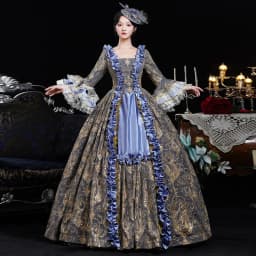 Rococo Baroque Marie Antoinette Ball Gown 18th Century Renaissance Historical Period Victorian Dress for Women