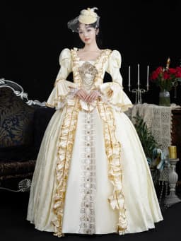 Rococo Baroque Marie Antoinette Ball Gown 18th Century Renaissance Historical Period Victorian Dress for Women