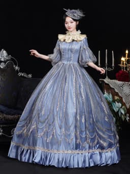 Rococo Baroque Marie Antoinette Ball Gown 18th Century Renaissance Historical Period Victorian Dress for Women