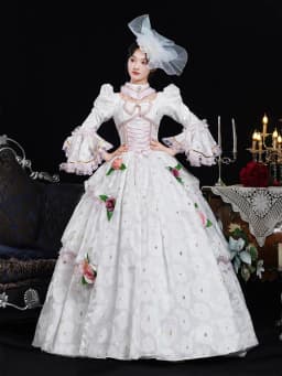 Rococo Baroque Marie Antoinette Ball Gown 18th Century Renaissance Historical Period Victorian Dress for Women
