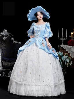 Rococo Baroque Marie Antoinette Ball Gown 18th Century Renaissance Historical Period Victorian Dress for Women
