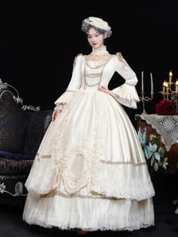 Rococo Baroque Marie Antoinette Ball Gown 18th Century Renaissance Historical Period Victorian Dress for Women