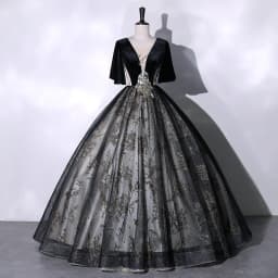 2026 Vocal Art Exam, Piano Performance, bel canto Solo Performance Dress, Ink Green Velvet Fashion Evening Dress, Female Host