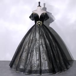 2026 Vocal Art Exam, Piano Performance, bel canto Solo Performance Dress, Ink Green Velvet Fashion Evening Dress, Female Host