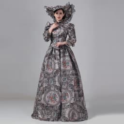 Customized Women Victorian Bustle Satin Dresses Historical Edwardian Ball Gown Holiday Fantasy Costume
