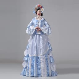 Customized Women Victorian Bustle Satin Dresses Historical Edwardian Ball Gown Holiday Fantasy Costume