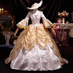 17th Century Historical Period Victorian Ball Gown Marie Antoinette Masquerade Dresses