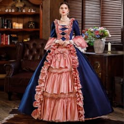 17th Century Historical Period Victorian Ball Gown Marie Antoinette Masquerade Dresses