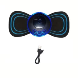 EMS Neck Massager Electric Muscle Stimulator Cervical Sticker Massage Patch Low Frequency Pulse Pads Body Pain Relief Masajeador