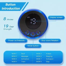 EMS Neck Massager Electric Muscle Stimulator Cervical Sticker Massage Patch Low Frequency Pulse Pads Body Pain Relief Masajeador
