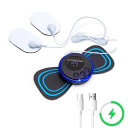 EMS Neck Massager Muscle Stimulator Electric Cervical Spine Massage Patch Low Frequency Pulse Massage Pad Pain Relief Relaxation