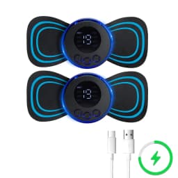 EMS Neck Massager Muscle Stimulator Electric Cervical Spine Massage Patch Low Frequency Pulse Massage Pad Pain Relief Relaxation