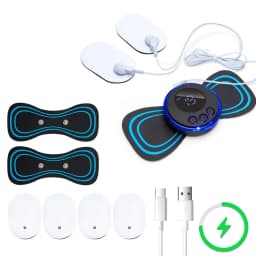 EMS Neck Massager Muscle Stimulator Electric Cervical Spine Massage Patch Low Frequency Pulse Massage Pad Pain Relief Relaxation