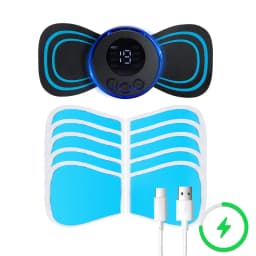 EMS Neck Massager Muscle Stimulator Electric Cervical Spine Massage Patch Low Frequency Pulse Massage Pad Pain Relief Relaxation
