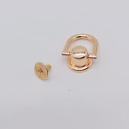 D Rings for Purse Making 4pcs Rotatable D Rings with Screws Purse Making Hardware Set Diy Leatherwork Craft Bag for Wallets