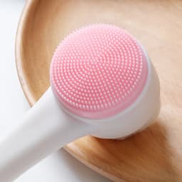 Face Cleaning Massage Brushes Face Wash Product Skin Care Tool Double Side Silicone 3D Face Cleansing Brush Portable