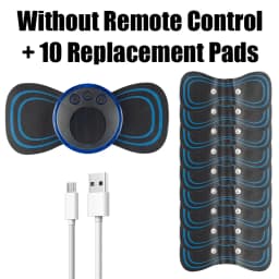 Electric Neck Massager EMS Muscle Massage Stimulator Instrument Back Cervical Calf Patches Pain Joints Low Frequency Massager