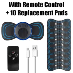 Electric Neck Massager EMS Muscle Massage Stimulator Instrument Back Cervical Calf Patches Pain Joints Low Frequency Massager