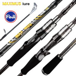 MAXIMUS Lure Fishing Rods 1.8m 2.1m 2.4m 2.7m 3.0m 30T Carbon Spinning Baitcasting Big Guide Travel Casting 3-35g L/M/MH BIUTIFU