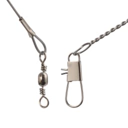 10 Pcs Fishing Wire Trace Stainless Leader Trace With Snap Nylon Coated Stainless Steel Fishing Accessories
