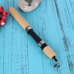 60 80 100CM Mini Telescopic Ice Fishing Rod Portable Carbon Fiber River Shrimp Carp Fishing Pole Winter Fishing Rod Tackle Pesca