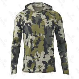 2024 new men's hooded camouflage fishing suit suit outdoor sports camping mountaineering suit sunscreen breathable training suit
