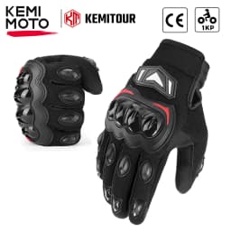 KEMIMOTO Summer Motorcycle Gloves CE Riding Gloves Knuckle Touchscreen Motorbike Tactical Gloves For Dirt Bike Motocross ATV UTV