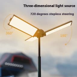 1000 LM Retractable Camping Lamp Portable 8000mAH Rechargeable Work Light Hiking Fishing Flashlight Outdoor Emergency Lanterns