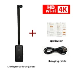 HD4K mini Wi-Fi Camera, Supports Remote Viewing, Motion Detection, Optional Macro Lens, Home Nanny Style Camera