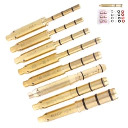 Outdoor .22lr Laser Bore Sight .177/22LR/.223/.17/. 38spl Cal Laser Boresighter 45ACP 9MM Laser Collimator