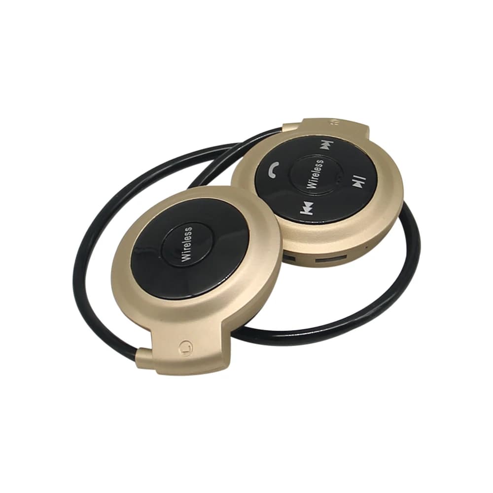 Sport Wireless Bluetooth-compatib Headphones Stereo Earphones Mp3 Music Player Headset Earpiece Micro SD Card Slot Handsfree Mic