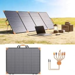 Bifacial Solar Panel Balkonkraftwerk100W/200W/400W 20V/40V Portable Foldable Solar Charger Generator Camping RV Boat Emergency