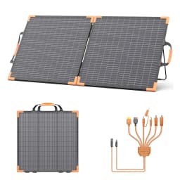 Bifacial Solar Panel Balkonkraftwerk100W/200W/400W 20V/40V Portable Foldable Solar Charger Generator Camping RV Boat Emergency