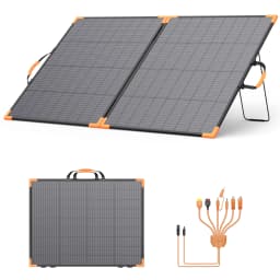 Bifacial Solar Panel Balkonkraftwerk100W/200W/400W 20V/40V Portable Foldable Solar Charger Generator Camping RV Boat Emergency