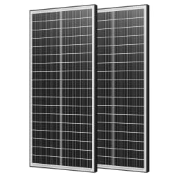 Rvpozwer 12.8V 400W/200W/100W Monocrystalline Solar Panel 18BB N-Type High Efficiency PV Power for Off-Grid Yard Roof Garden