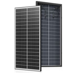 Rvpozwer 12.8V 400W/200W/100W Monocrystalline Solar Panel 18BB N-Type High Efficiency PV Power for Off-Grid Yard Roof Garden
