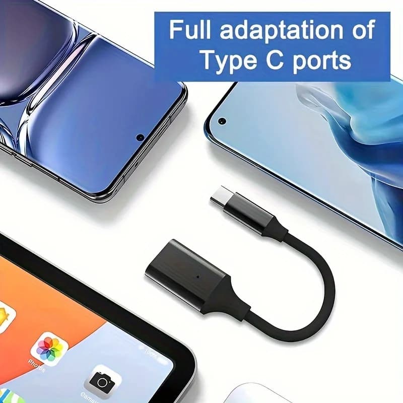 OTG Type C Cable Adapter USB To Type C Adapter Connector For Xiaomi Samsung S23 S22 S20 Xiaomi OTG Data Cable Converter For MacB