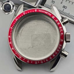 39.7mm Men's Stainless Steel Case Moon Back Cover Case Fits VK63 64 Movement Case Watch Accessories Fit 20mm Strap Function