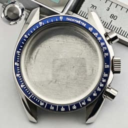 39.7mm Men's Stainless Steel Case Moon Back Cover Case Fits VK63 64 Movement Case Watch Accessories Fit 20mm Strap Function