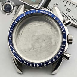 39.7mm Men's Stainless Steel Case Moon Back Cover Case Fits VK63 64 Movement Case Watch Accessories Fit 20mm Strap Function