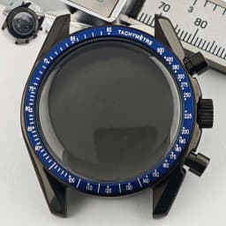 39.7mm Men's Stainless Steel Case Moon Back Cover Case Fits VK63 64 Movement Case Watch Accessories Fit 20mm Strap Function