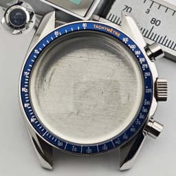 39.7mm Men's Stainless Steel Case Moon Back Cover Case Fits VK63 64 Movement Case Watch Accessories Fit 20mm Strap Function