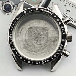 39.7mm Men's Stainless Steel Case Moon Back Cover Case Fits VK63 64 Movement Case Watch Accessories Fit 20mm Strap Function