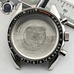 39.7mm Men's Stainless Steel Case Moon Back Cover Case Fits VK63 64 Movement Case Watch Accessories Fit 20mm Strap Function