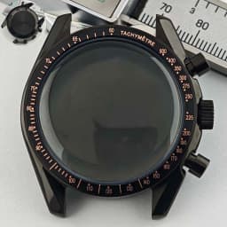 39.7mm Men's Stainless Steel Case Moon Back Cover Case Fits VK63 64 Movement Case Watch Accessories Fit 20mm Strap Function