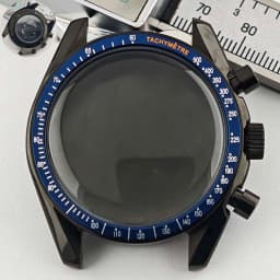 39.7mm Men's Stainless Steel Case Moon Back Cover Case Fits VK63 64 Movement Case Watch Accessories Fit 20mm Strap Function
