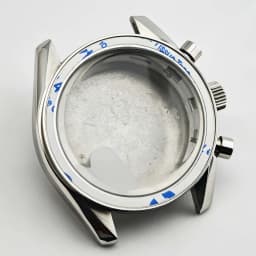 39.7mm Men's Stainless Steel Case Moon Back Cover Case Fits VK63 64 Movement Case Watch Accessories Fit 20mm Strap Function